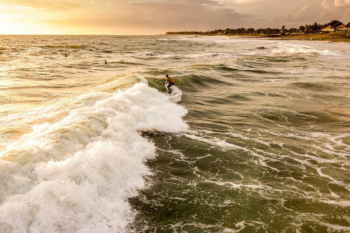 Surfen Westküste Bali