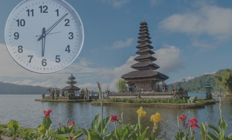 Bali Uhrzeit und Zeitverschiebung
